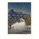 Tirage d'art Schuiten, Futura train - principal