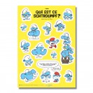 Planche de stickers Schtroumpfs vus par Tebo - principal