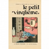 Affiche Tintin le Petit Vingtième N°50, Le Lotus Bleu