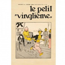 Affiche Tintin le Petit Vingtième N°36, Le Lotus Bleu
