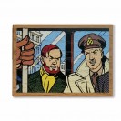 Talisman en chêne double face, Blake et Mortimer, La Marque Jaune, Dans le bus - principal