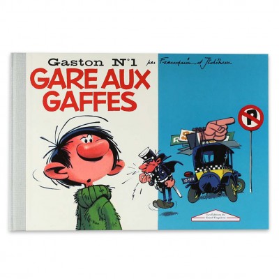 Tirage de luxe Gaston à l'italienne, tome 1, Gare aux gaffes - principal