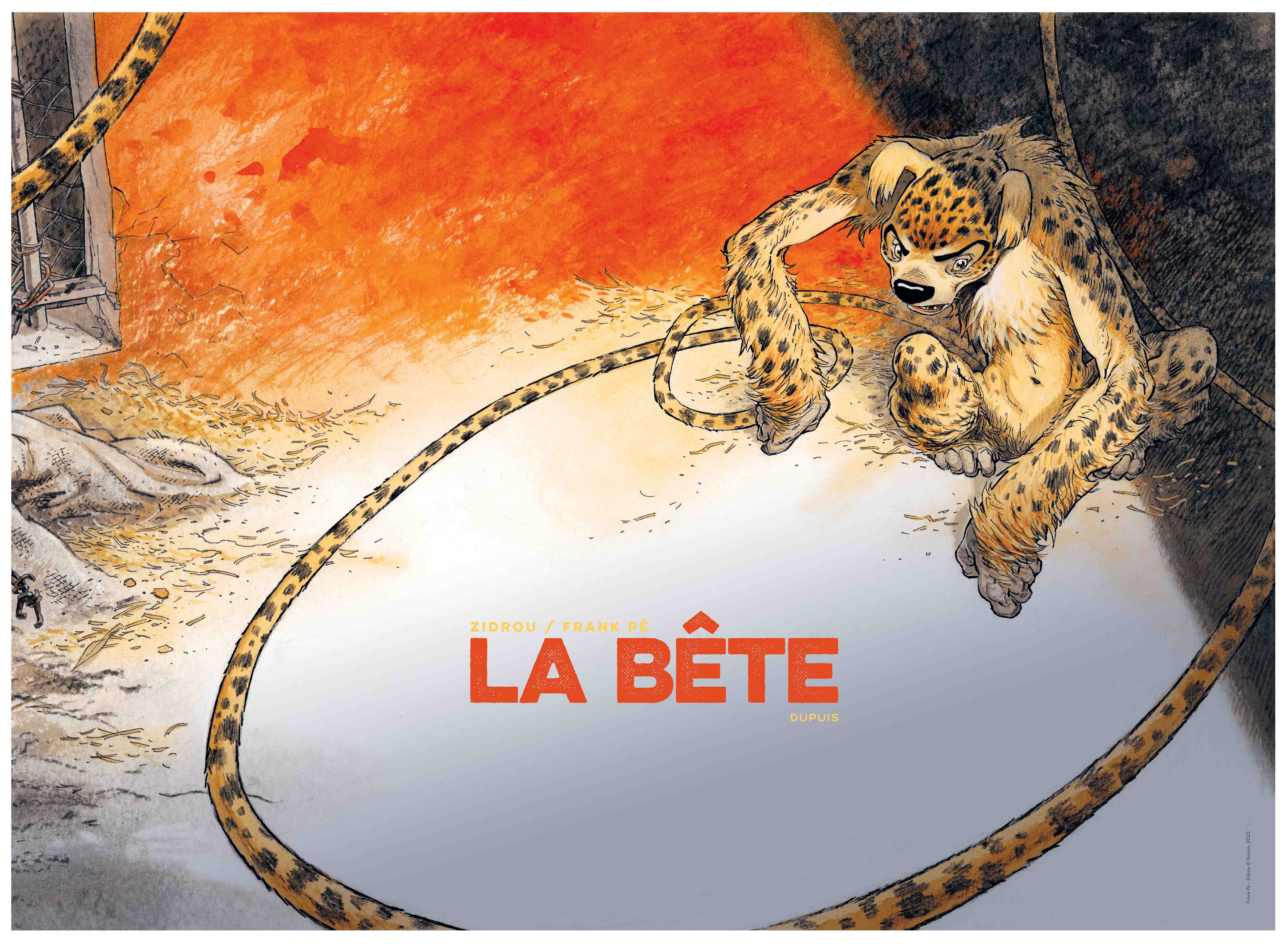 Affiche Le Marsupilami de Frank Pé et Zidrou - La Bête - principal