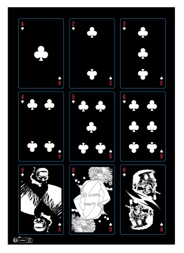 Planche de cartes à jouer Sin City T1