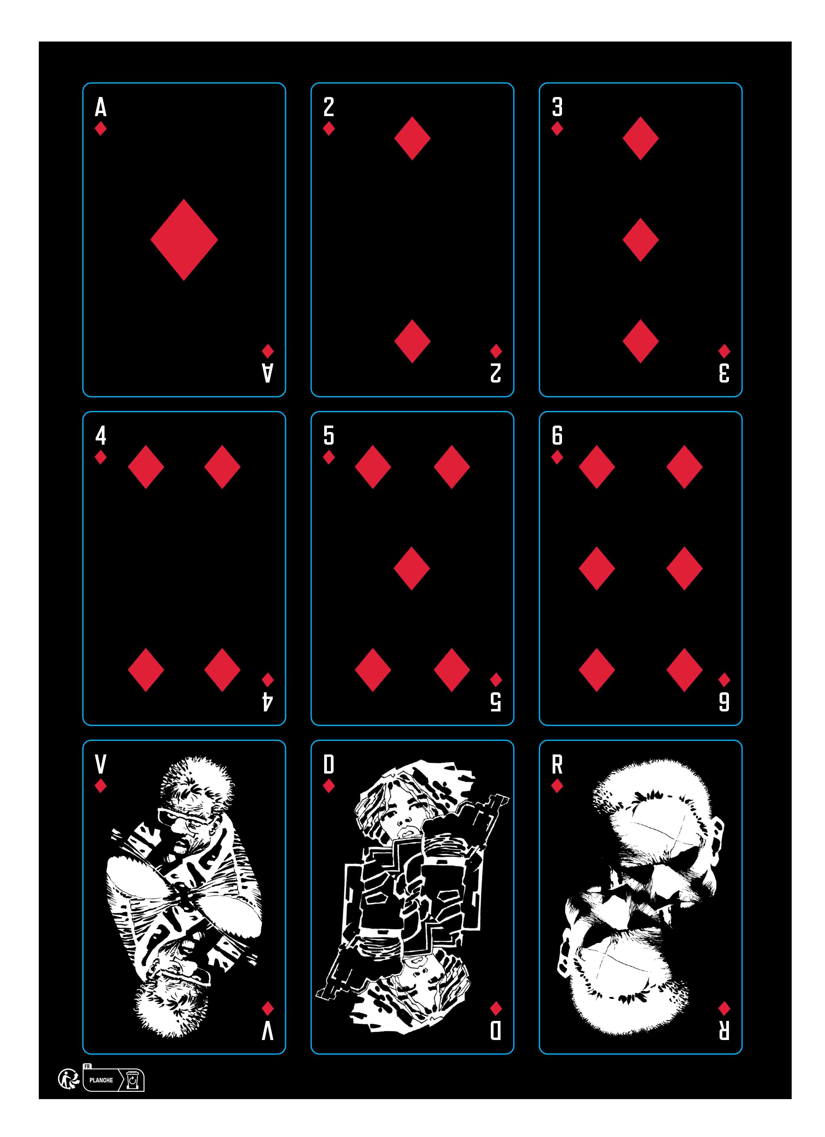 Planche de cartes à jouer Sin City T4 - principal