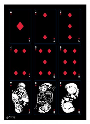 Planche de cartes à jouer Sin City T4