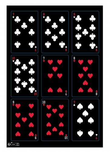 Planche de cartes à jouer Sin City T5
