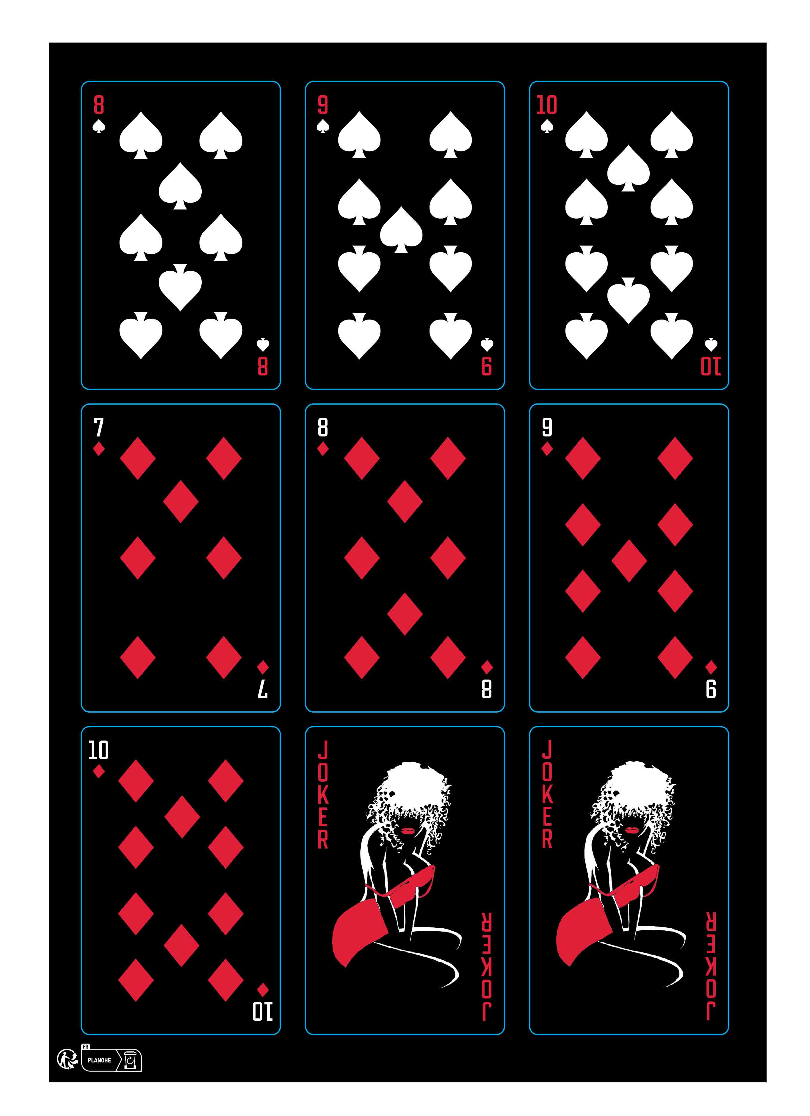 Planche de cartes à jouer Sin City T6 - principal
