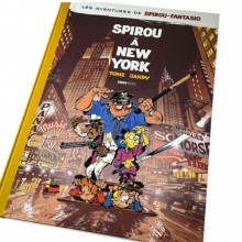 Luxury Print - Spirou and Fantasio - Spîrou in New York by Tome & Janry edited by Black & White editions