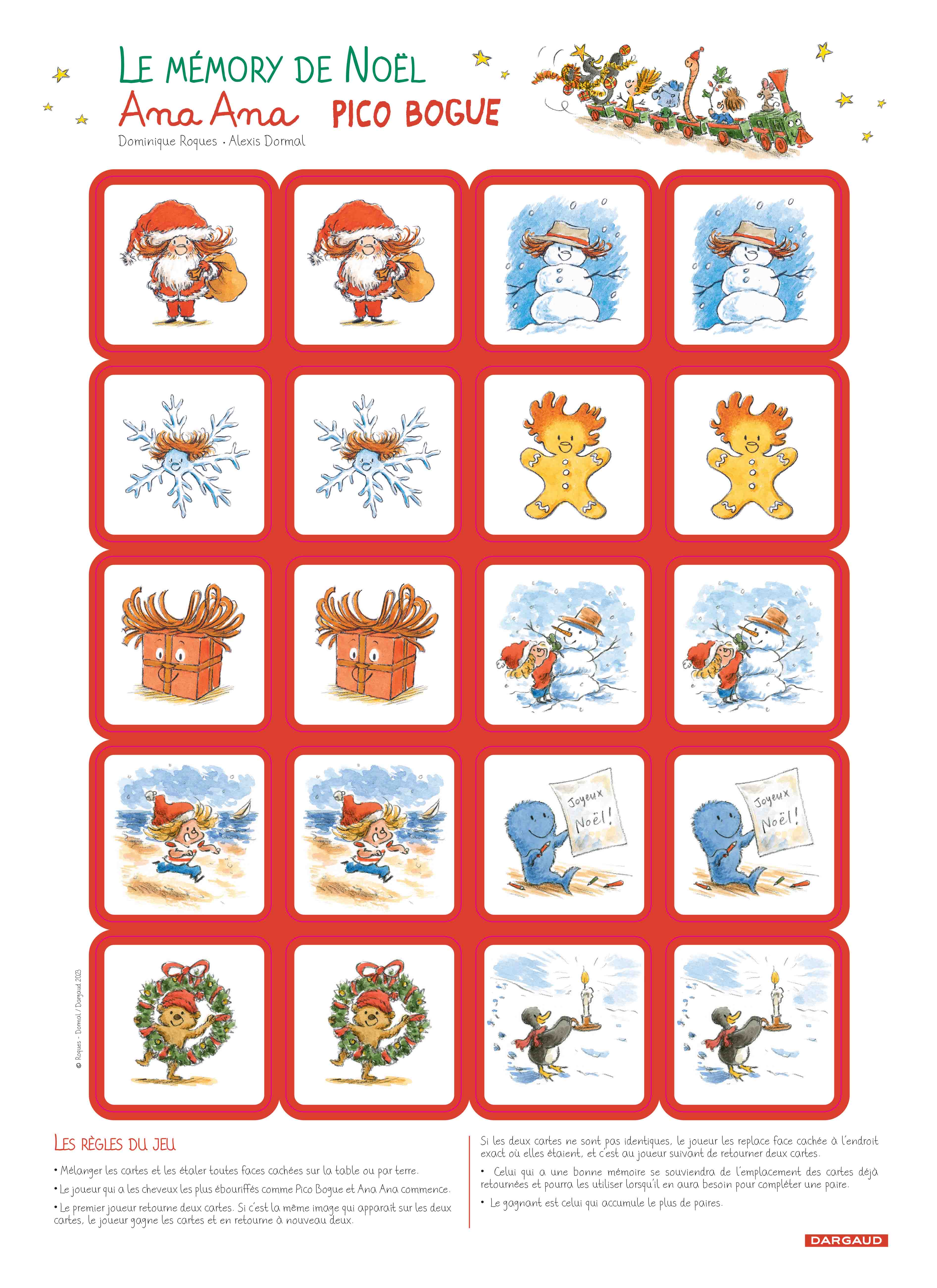 Memory de Noël Ana Ana & Pico Bogue - principal