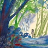 Digigraphie Charles Berberian, Promenade en forêt, Comment naissent les arbres