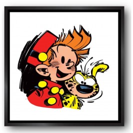 Tableau Spirou - Spirou et le Marsupilami - Caisse américaine noire