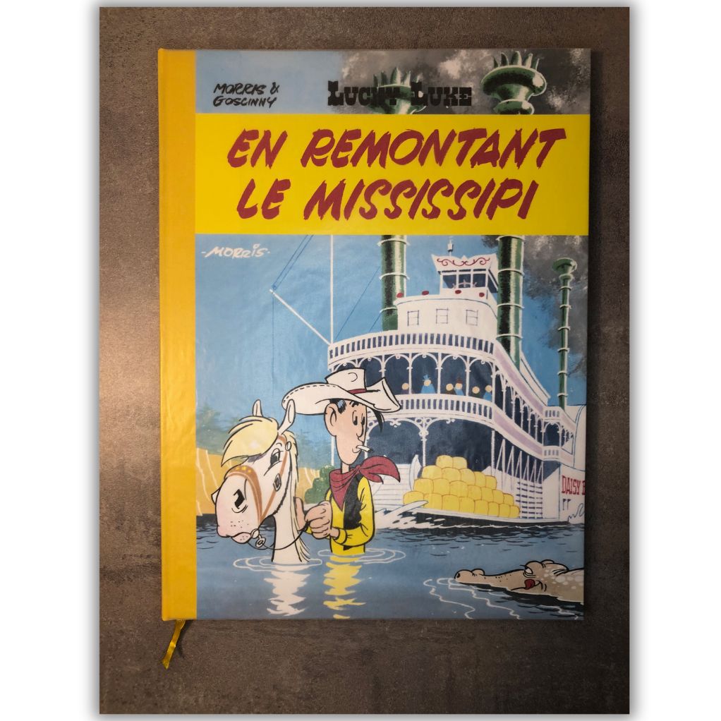 Tirage de luxe Lucky Luke, tome 16 - En remontant le Mississipi - Version couleur - principal