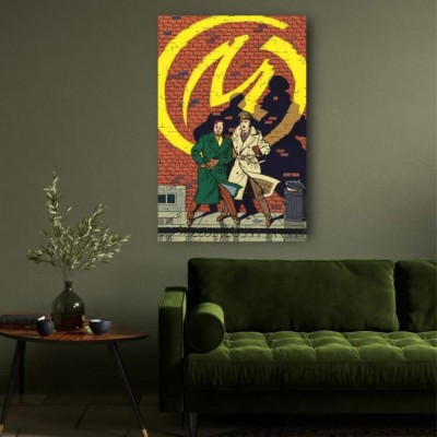 Tableau Blake et Mortimer - La marque jaune - 75 x 100 cm - principal