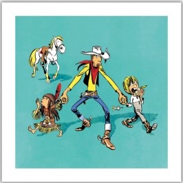 Digigraphie Lucky Luke - Blutch - Les Indomptés - Couverture