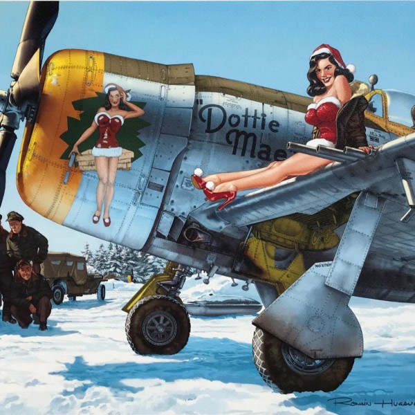 Poster Romain Hugault : Christmas Thunderbolt