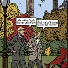 Digigraphie Blake et Mortimer - signée par Floc'h - Central Park - principal