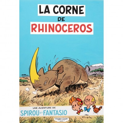 Tirage de luxe - Spirou et Fantasio - La Corne de Rhinocéros