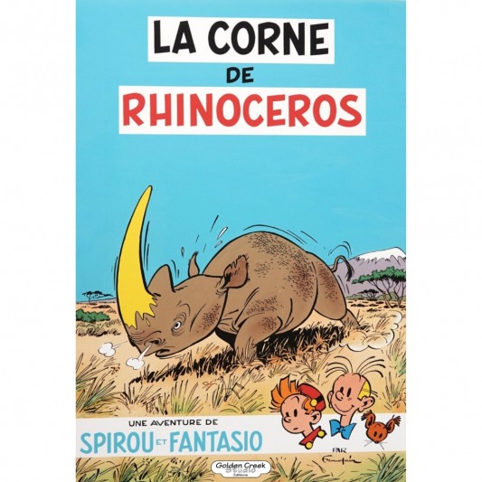 Tirage de luxe - Spirou et Fantasio - La Corne de Rhinocéros - principal