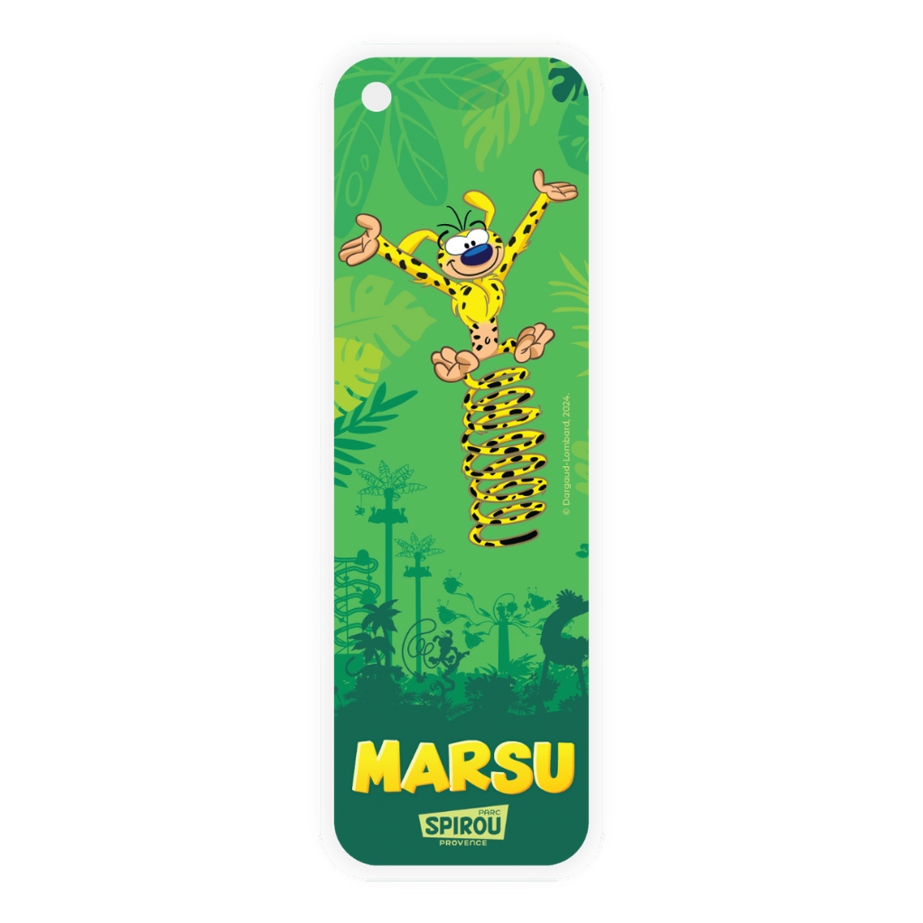 Marque-page bois Marsupilami - principal
