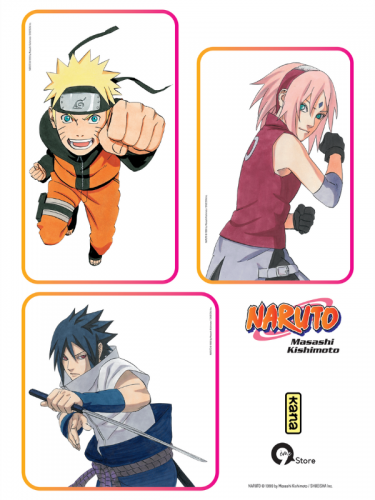 Planche de stickers Naruto