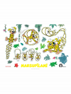 Planche de stickers Marsupilami - principal