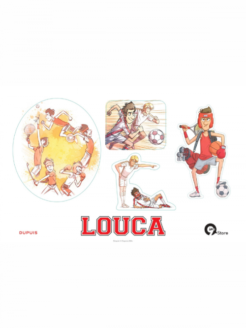 Planche de stickers Louca - principal