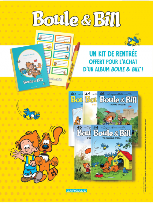 Kit de rentrée Boule & Bill - principal