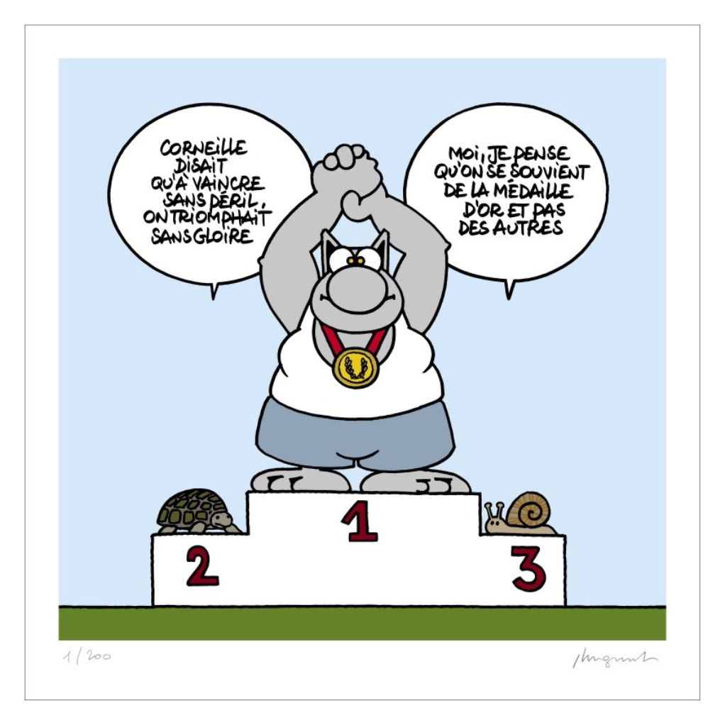 Digigraphie Le chat de Geluck - Médaille d'or - principal