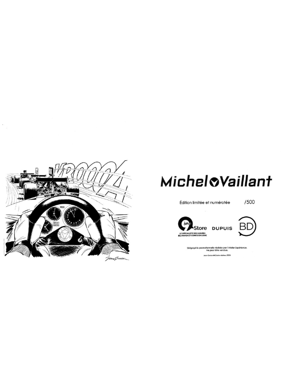 Sérigraphie Michel Vaillant exclusivité 9e Store - principal