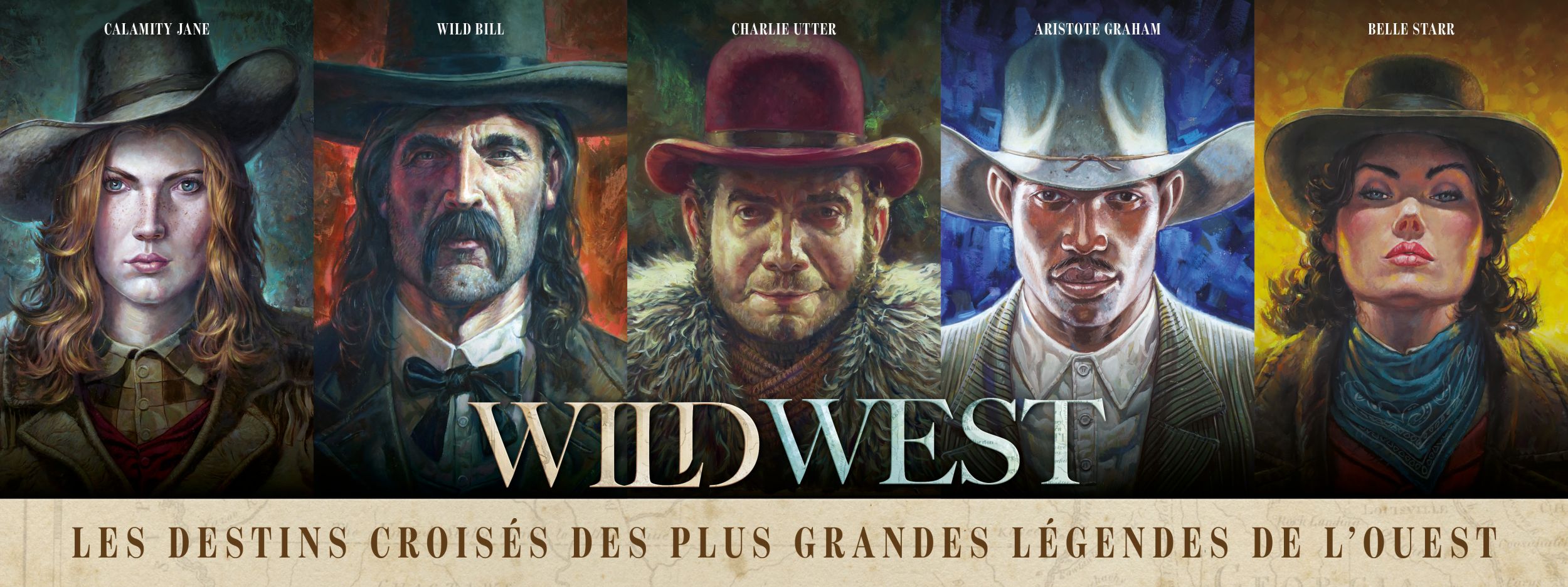 Affiche panoramique Wild West - principal