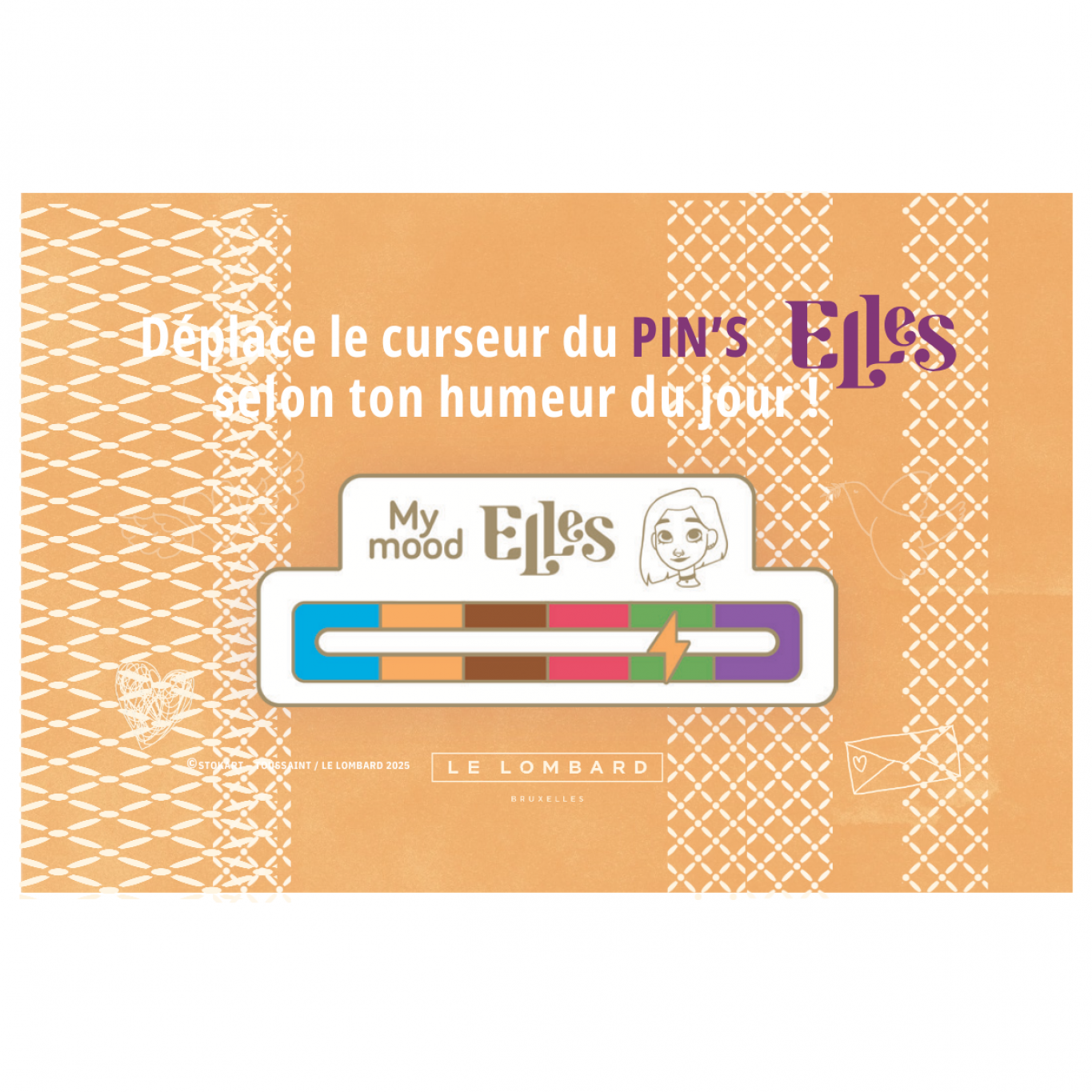 Pin’s mood Elles: Promotionnel BD chez Le Lombard