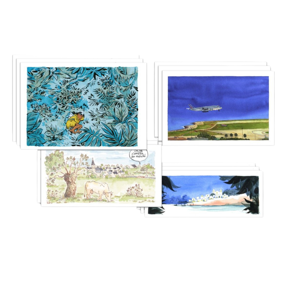 Carte postale romans graphiques (Elise A, Manouche Manouche) - principal