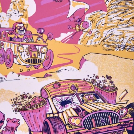 Sérigraphie - Mad Vine - Simon Roussin, Guillaume Long, Paul Rey - principal