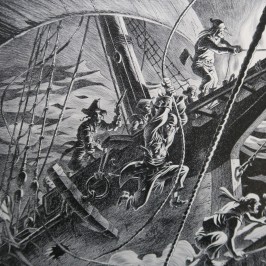 Tirage d'Art Riff Reb's - Combat en Mer