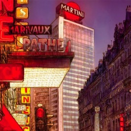Tirage d'Art - Bruxelles-Martini - Limité et signée par Joris Mertens