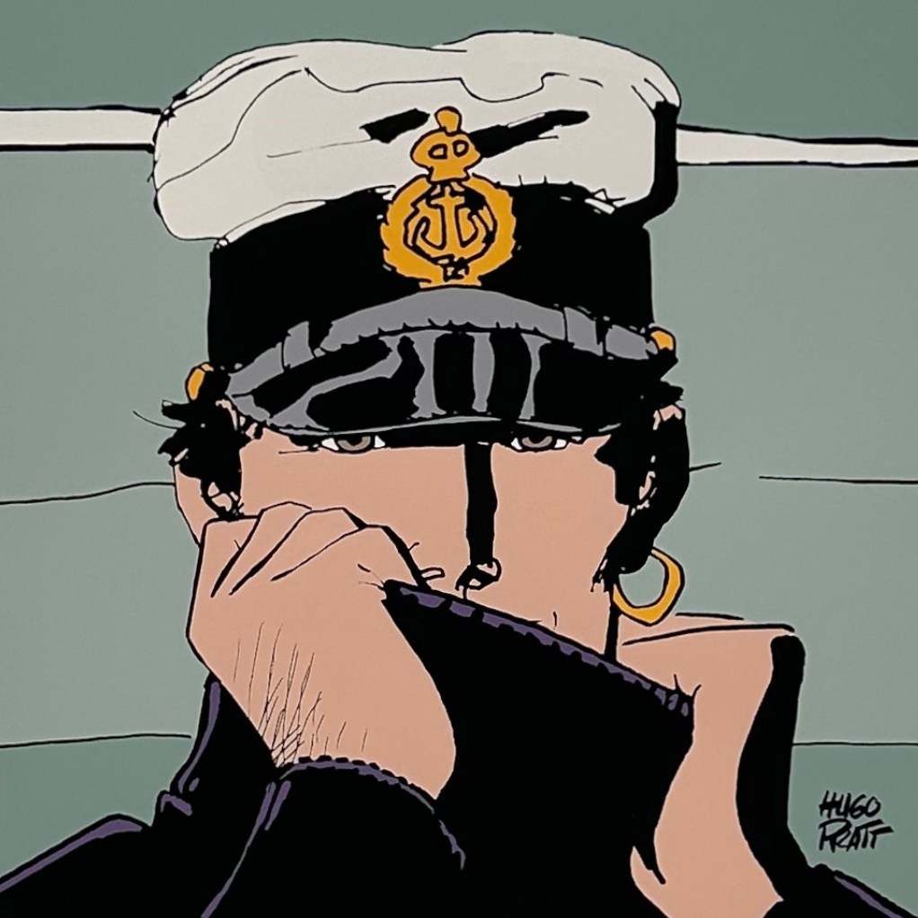 Estampe pigmentaire - Corto Maltese Dior - Hugo Pratt - principal