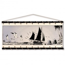 Toile tendue Corto Maltese - Accostage