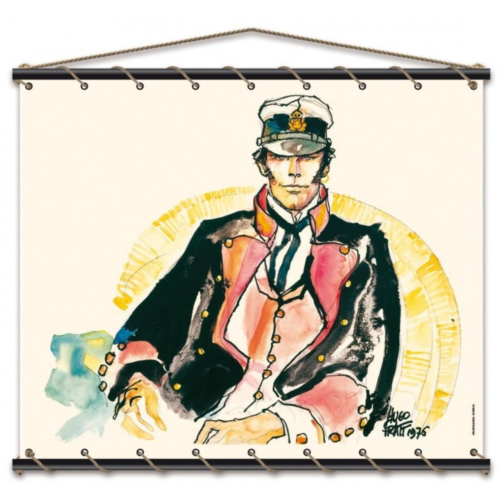 Toile tendue coton Corto Maltese - Aquarelle - principal