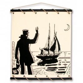 Toile tendue coton Corto Maltese - Bon vent