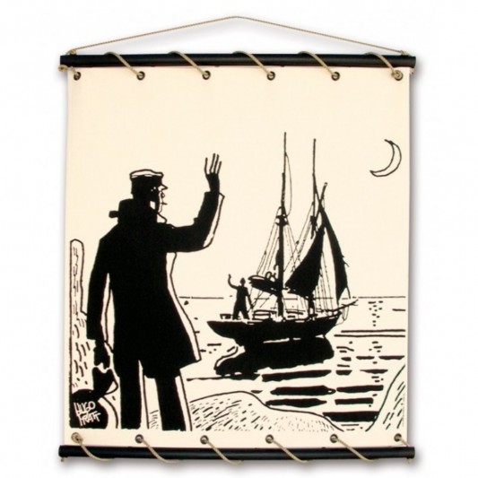 Toile tendue coton Corto Maltese - Bon vent - principal