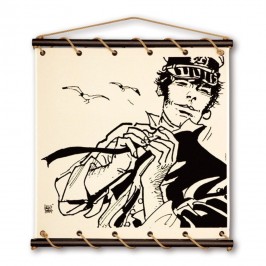 Toile tendue coton Corto Maltese - Dans le vent