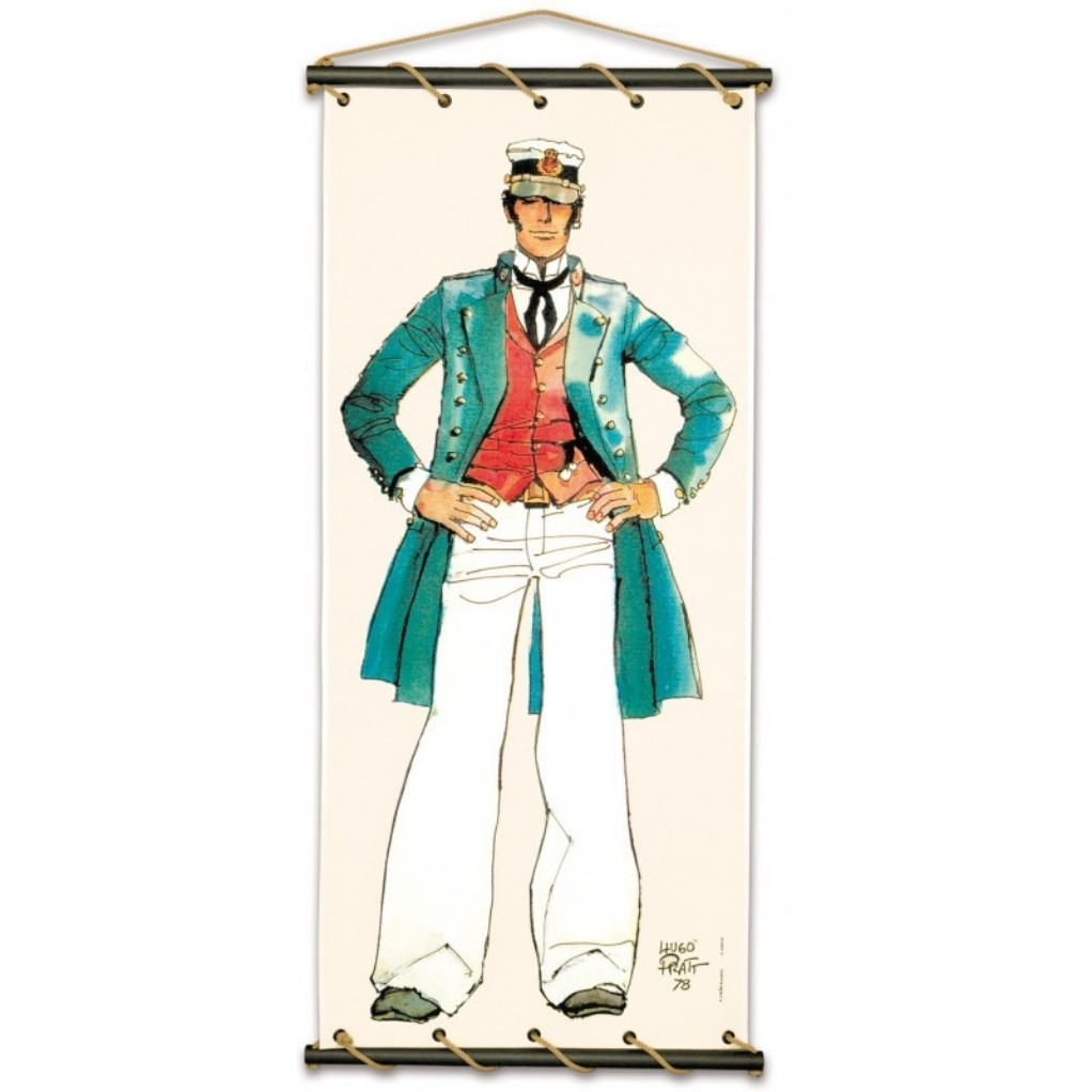 Toile tendue coton Corto Maltese - Debout - principal