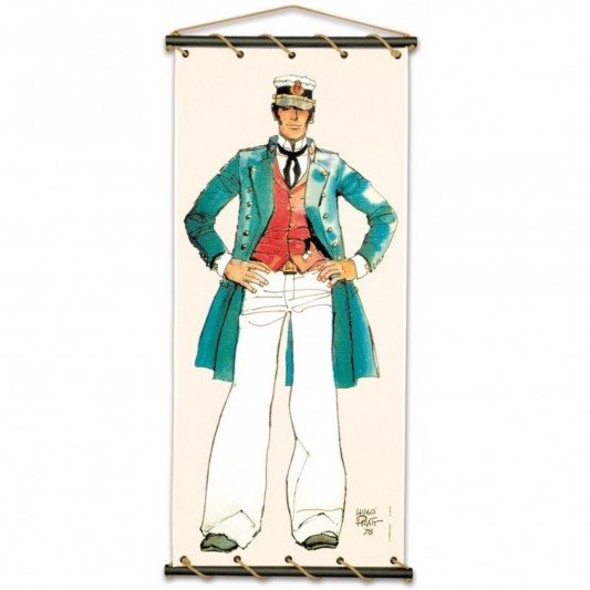 Toile tendue coton Corto Maltese - Debout - principal