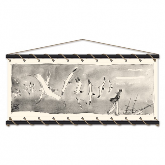 Toile tendue coton Corto Maltese - Plage - principal