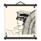 Toile tendue coton Corto Maltese - Lecture - principal