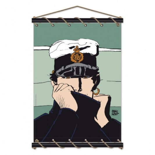 Toile tendue coton Corto Maltese - Marin - vert - principal