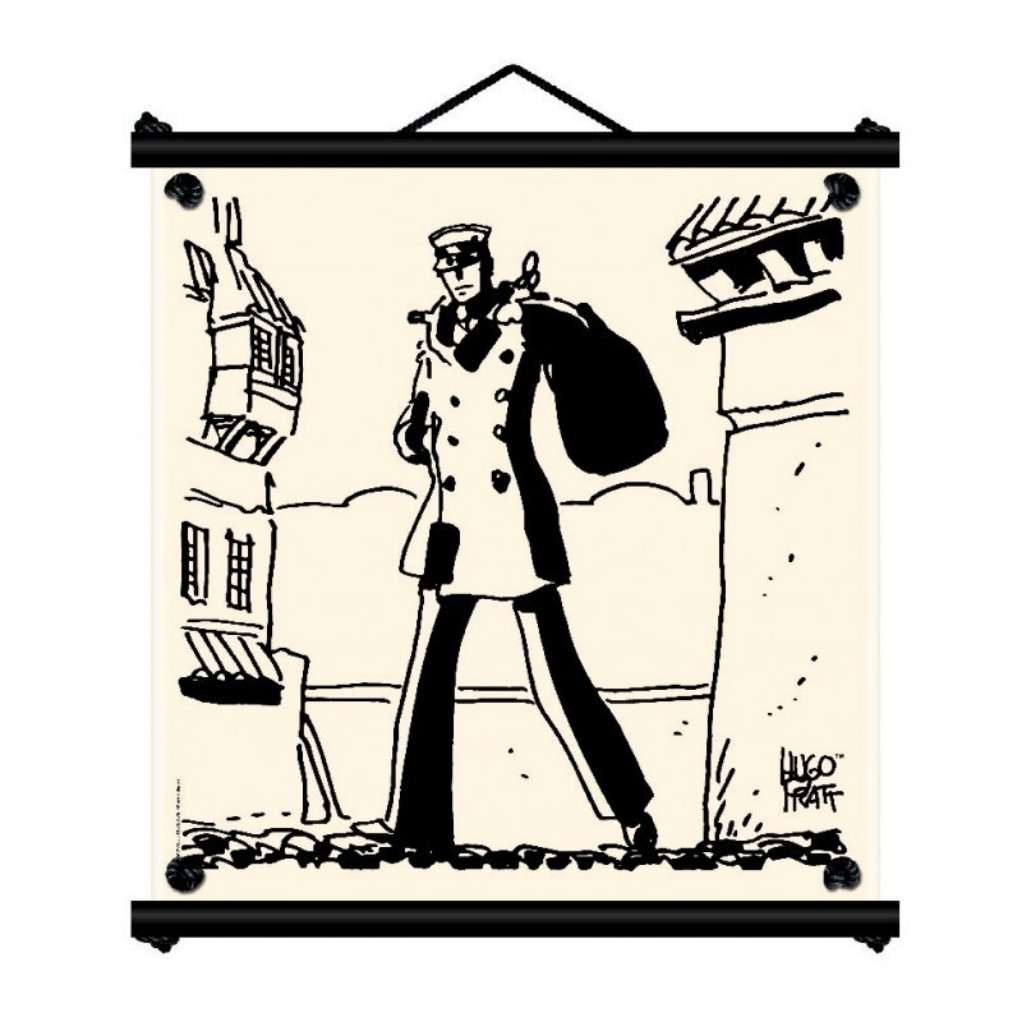 Toile tendue coton Corto Maltese - Partir - principal