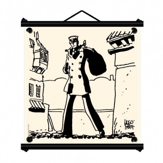 Toile tendue coton Corto Maltese - Partir - principal