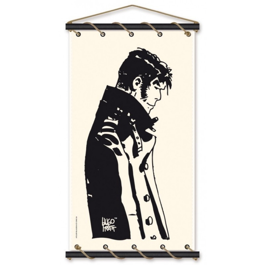 Toile tendue coton Corto Maltese - Penseur - principal